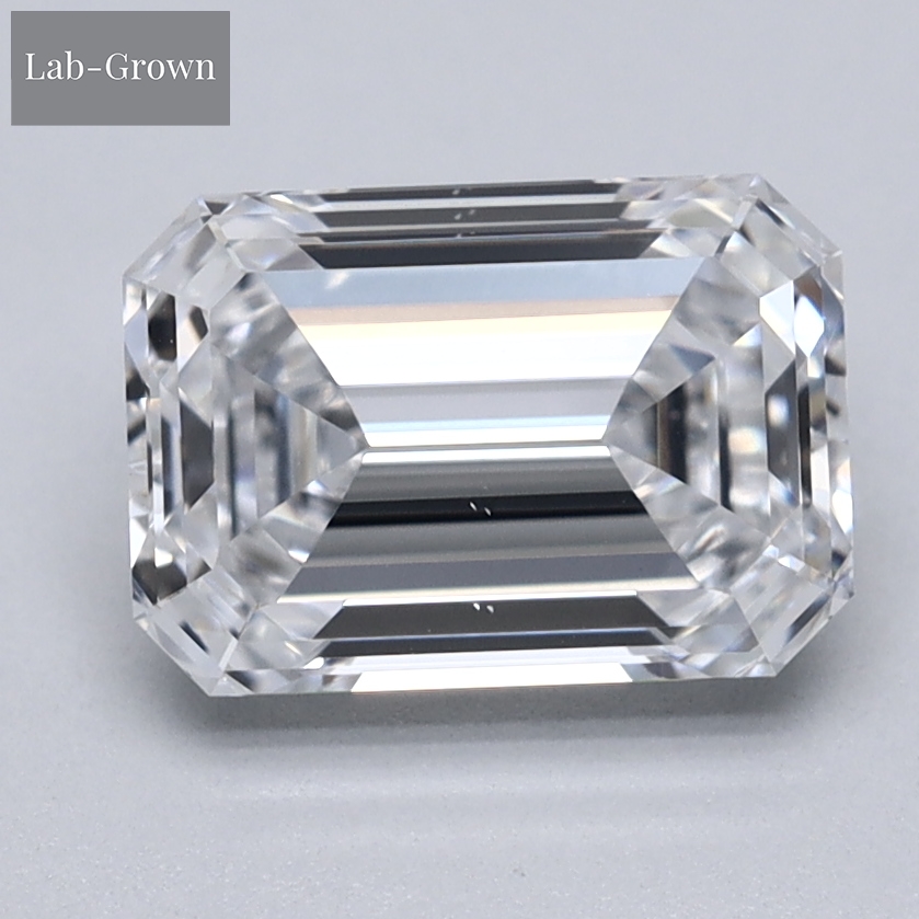 Emerald Cut Lab-Grown Diamond