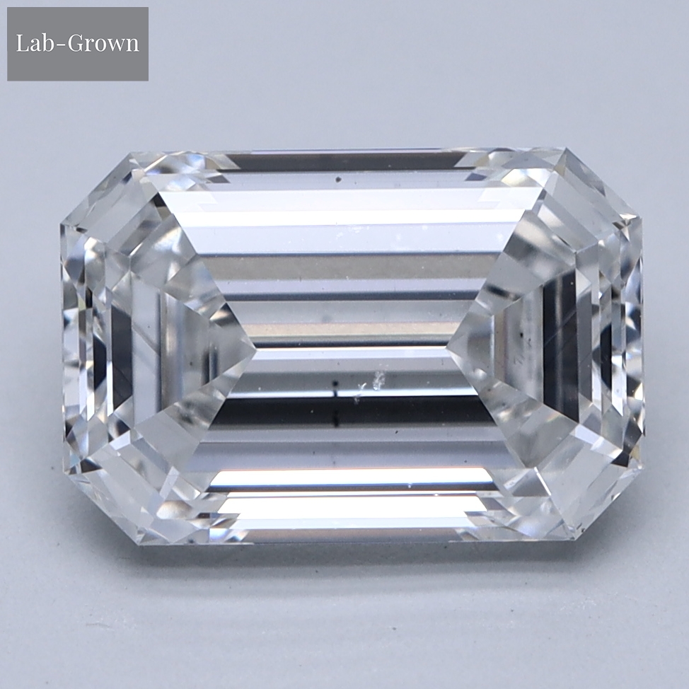 Emerald Cut Lab-Grown Diamond