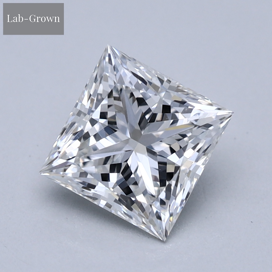 Princess Cut Lab-Grown Diamond