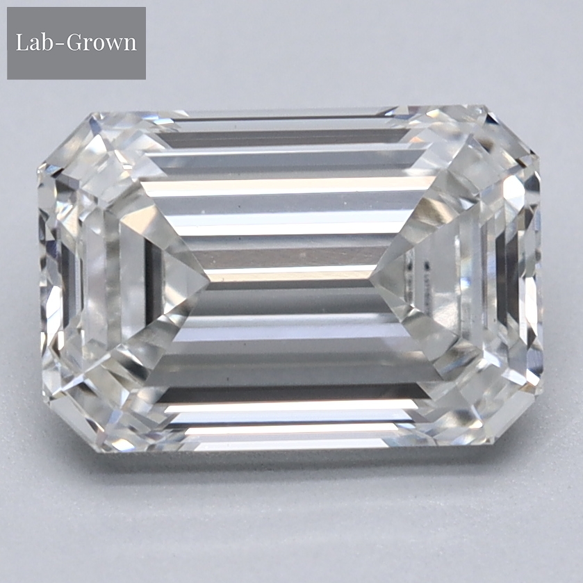 Emerald Cut Lab-Grown Diamond