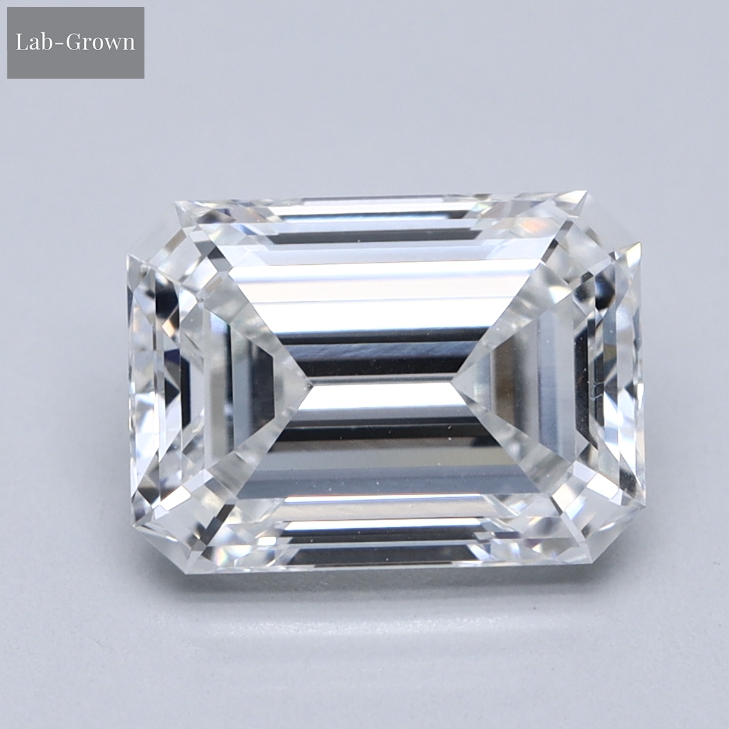 Emerald Cut Lab-Grown Diamond