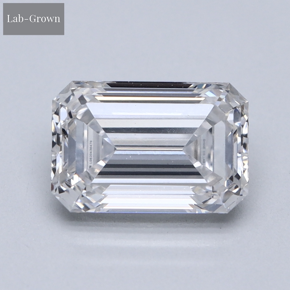 Emerald Cut Lab-Grown Diamond