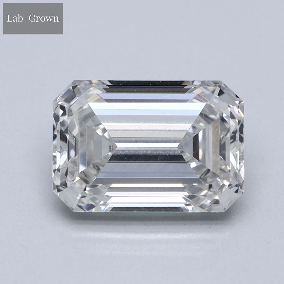 Emerald Cut Lab-Grown Diamond