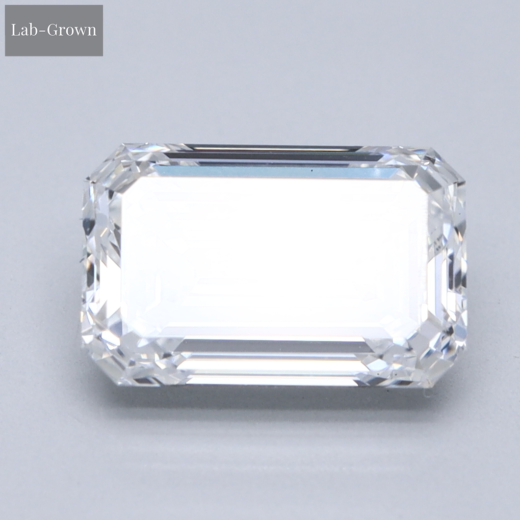 Emerald Cut Lab-Grown Diamond