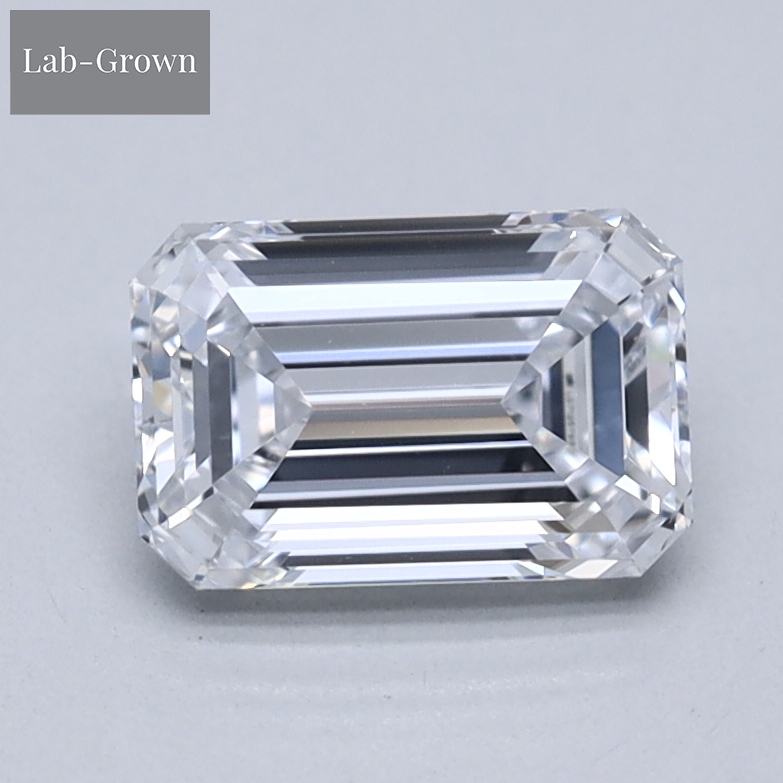 Emerald Cut Lab-Grown Diamond