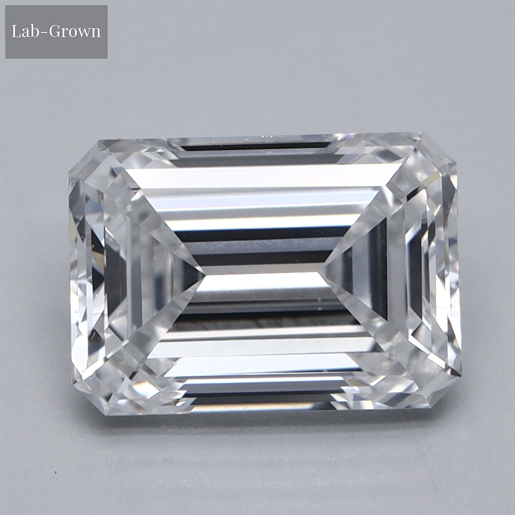 Emerald Cut Lab-Grown Diamond