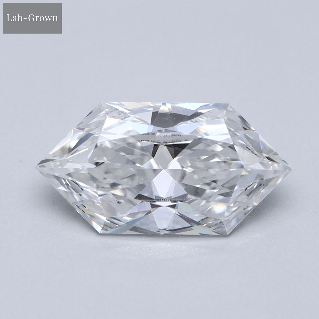 Elongated Hexagon Lab-Grown Diamond