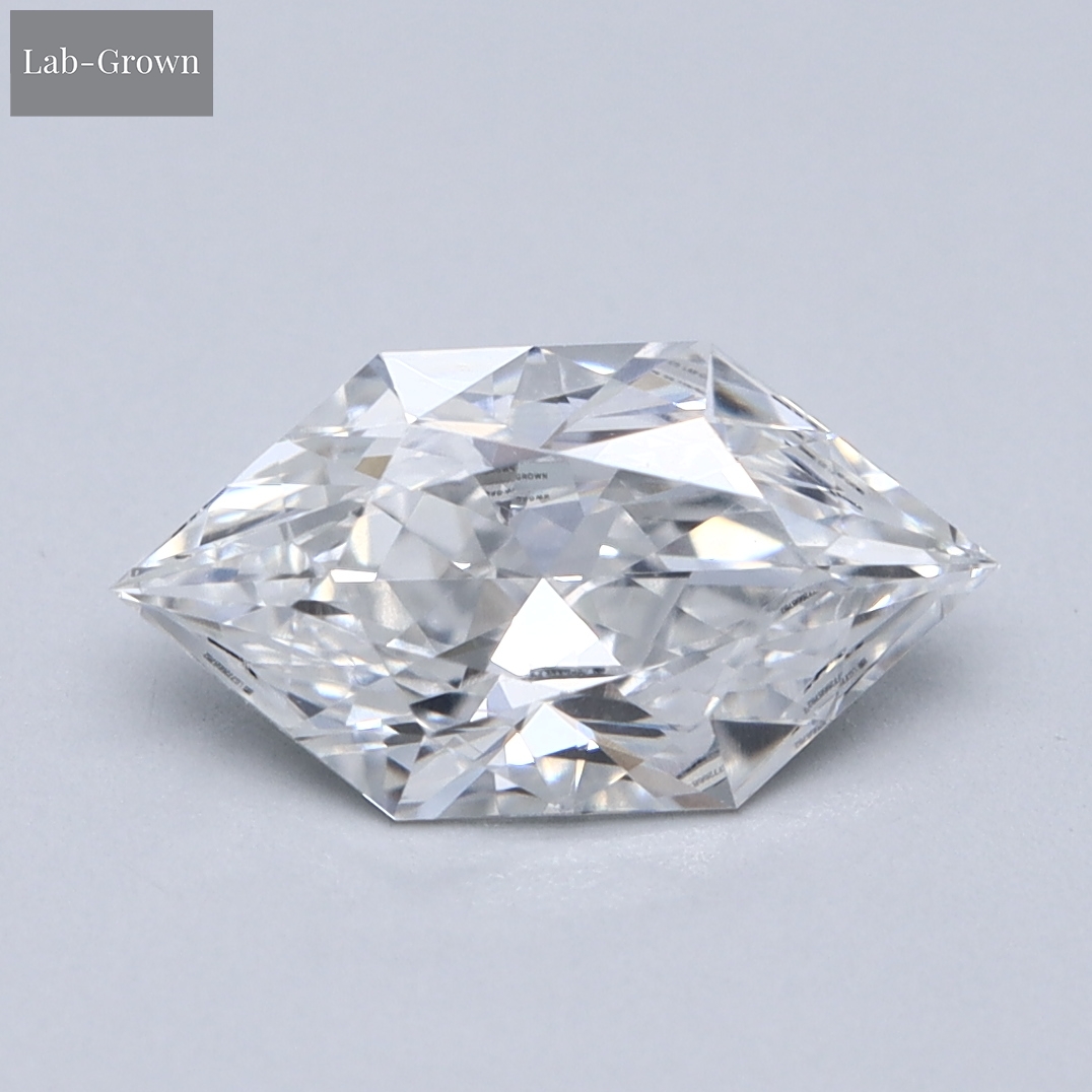 Elongated Hexagon Lab-Grown Diamond
