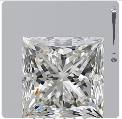 Princess Cut Natural Diamond