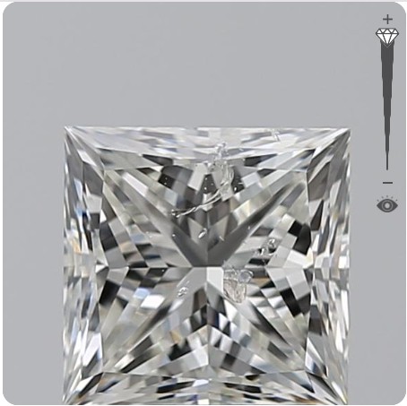 Princess Cut Natural Diamond