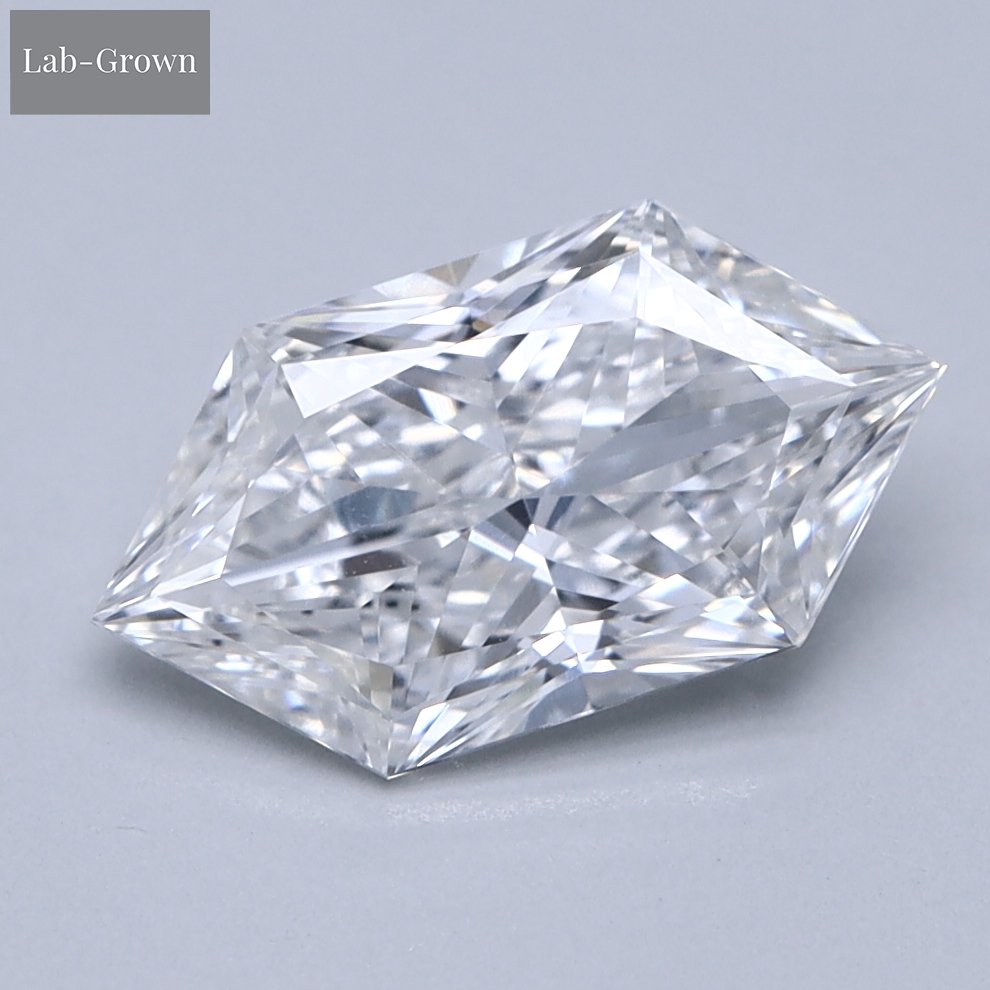 Elongated Hexagon Lab-Grown Diamond