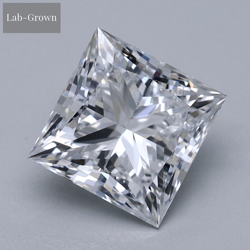 Princess Cut Lab-Grown Diamond