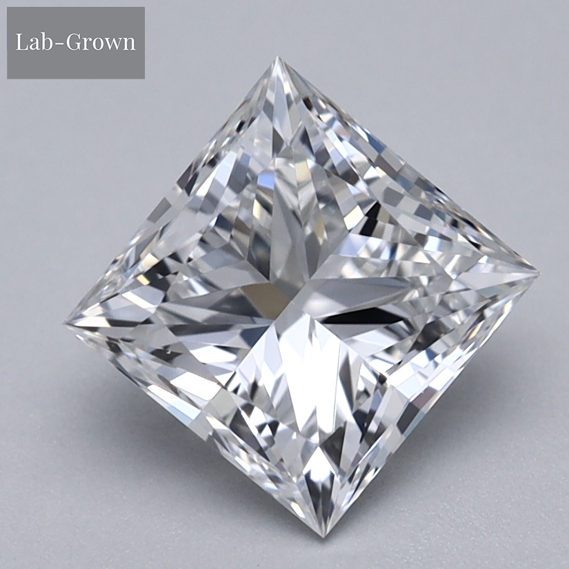 Princess Cut Lab-Grown Diamond