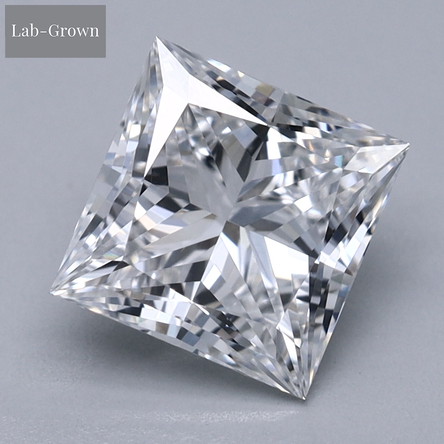 Princess Cut Lab-Grown Diamond