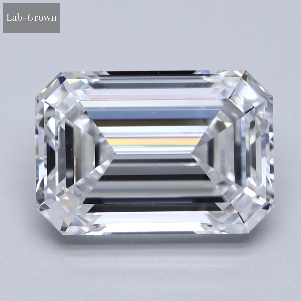 Emerald Cut Lab-Grown Diamond