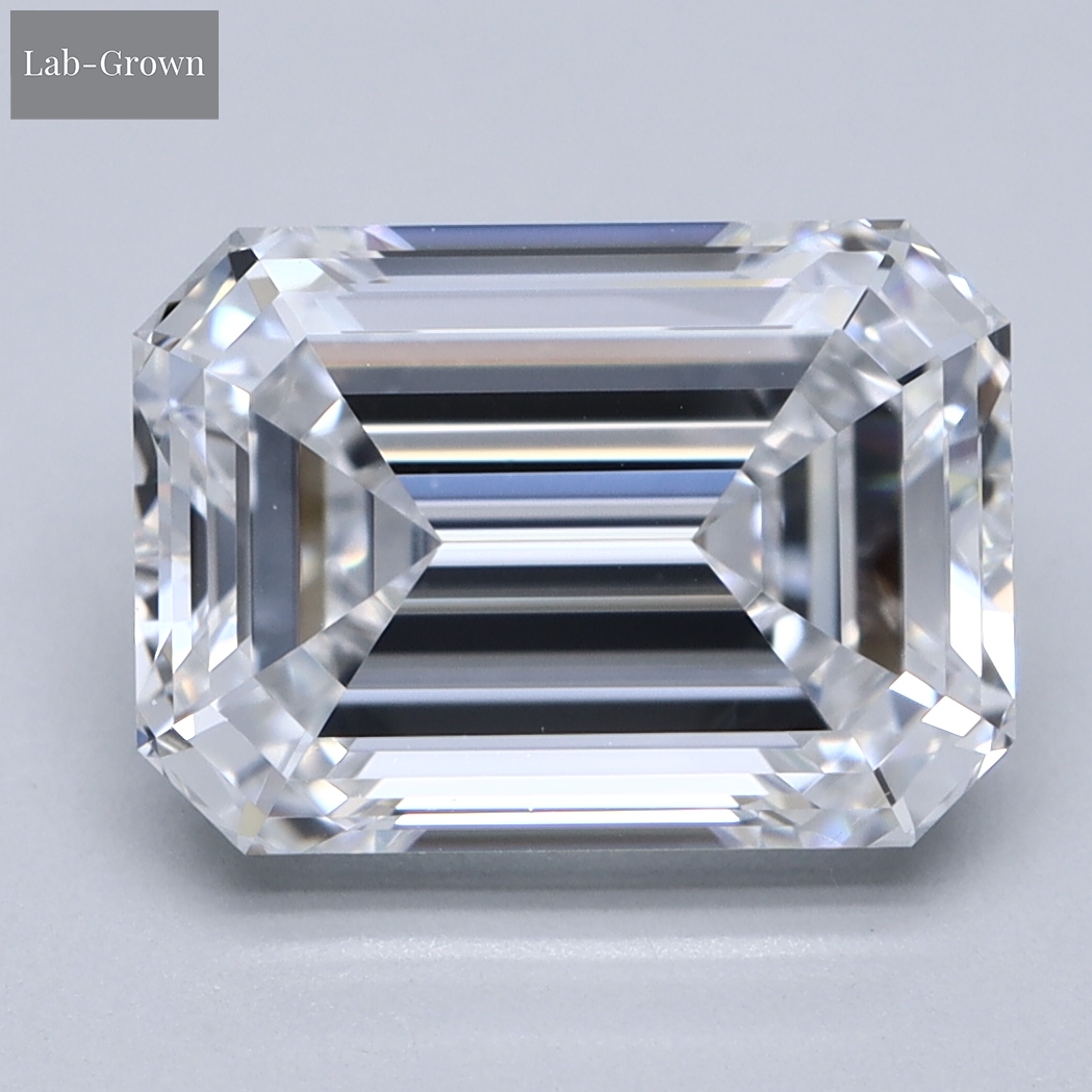 Emerald Cut Lab-Grown Diamond