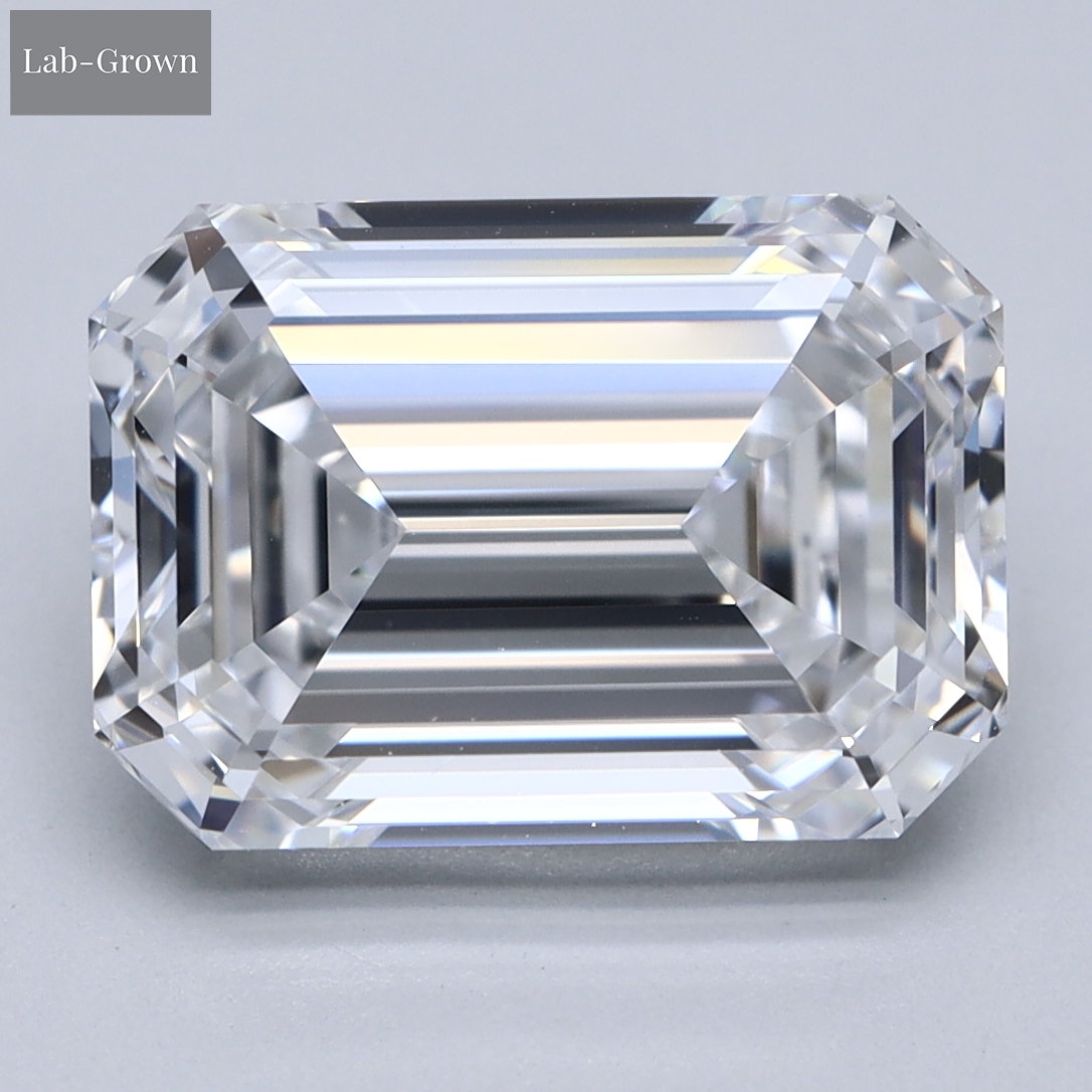 Emerald Cut Lab-Grown Diamond
