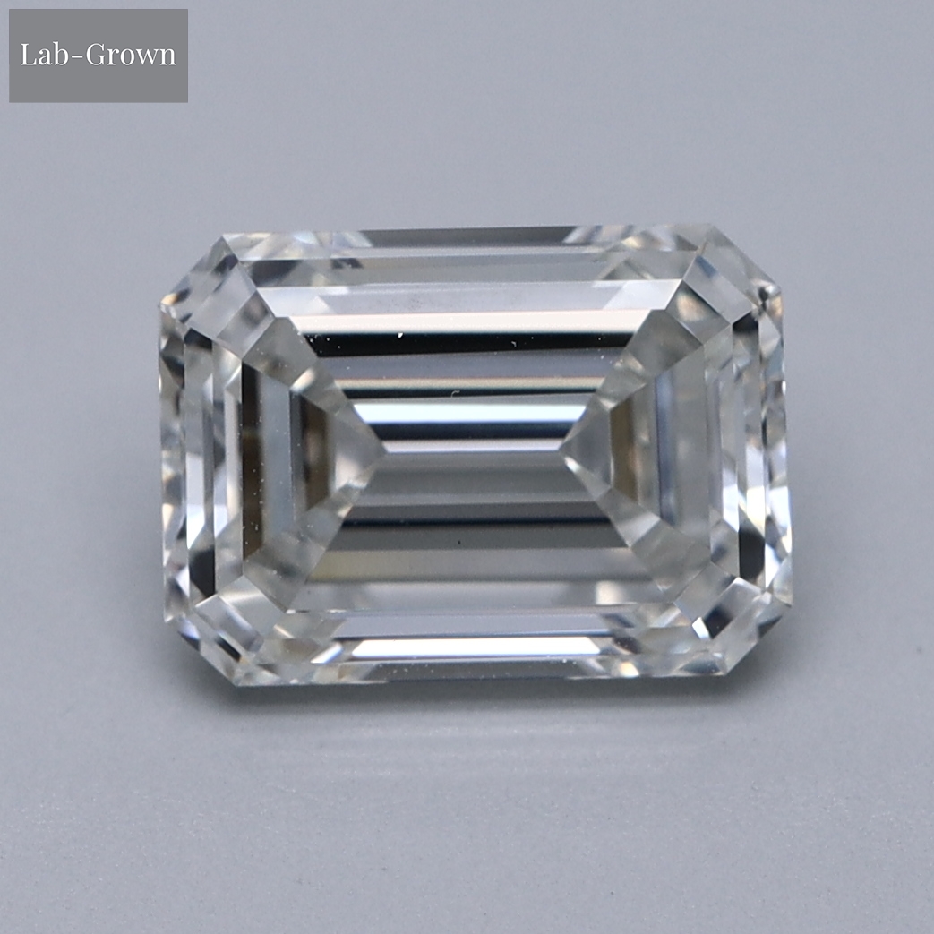 Emerald Cut Lab-Grown Diamond