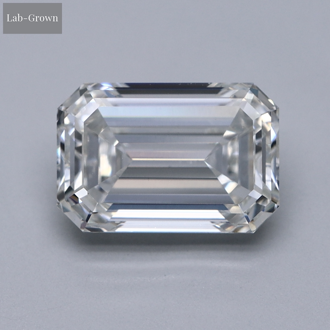 Emerald Cut Lab-Grown Diamond
