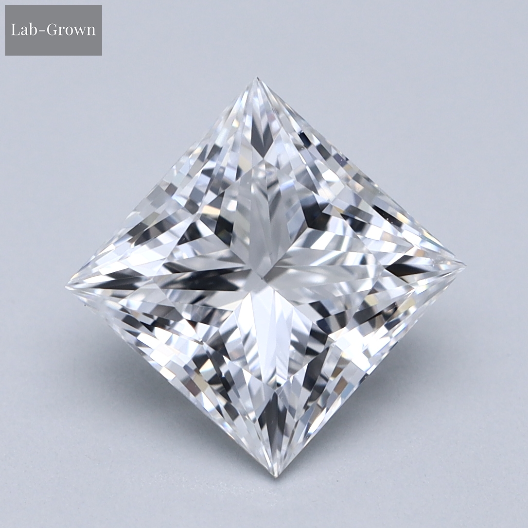 Princess Cut Lab-Grown Diamond