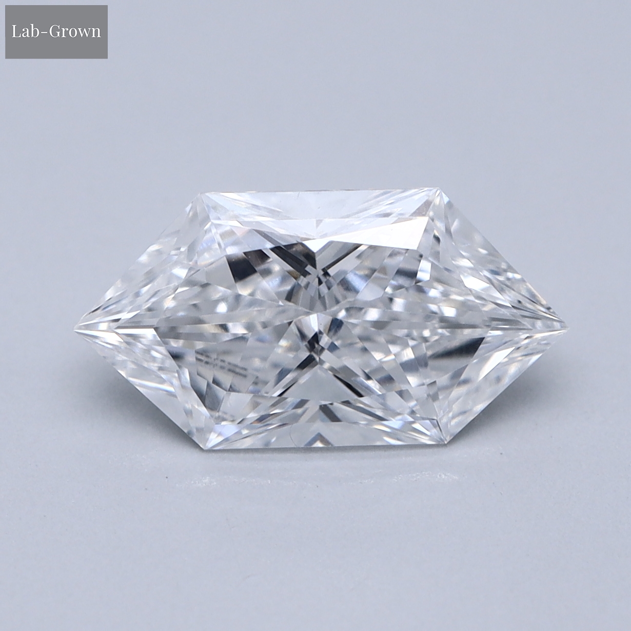Elongated Hexagon Lab-Grown Diamond