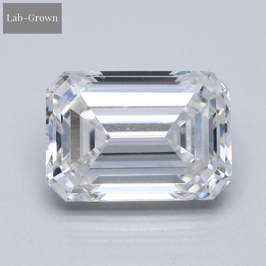 Emerald Cut Lab-Grown Diamond