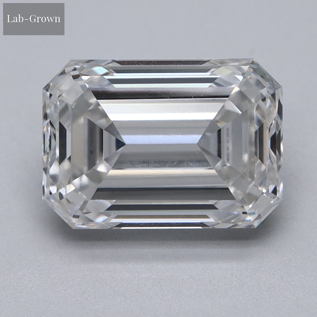 Emerald Cut Lab-Grown Diamond