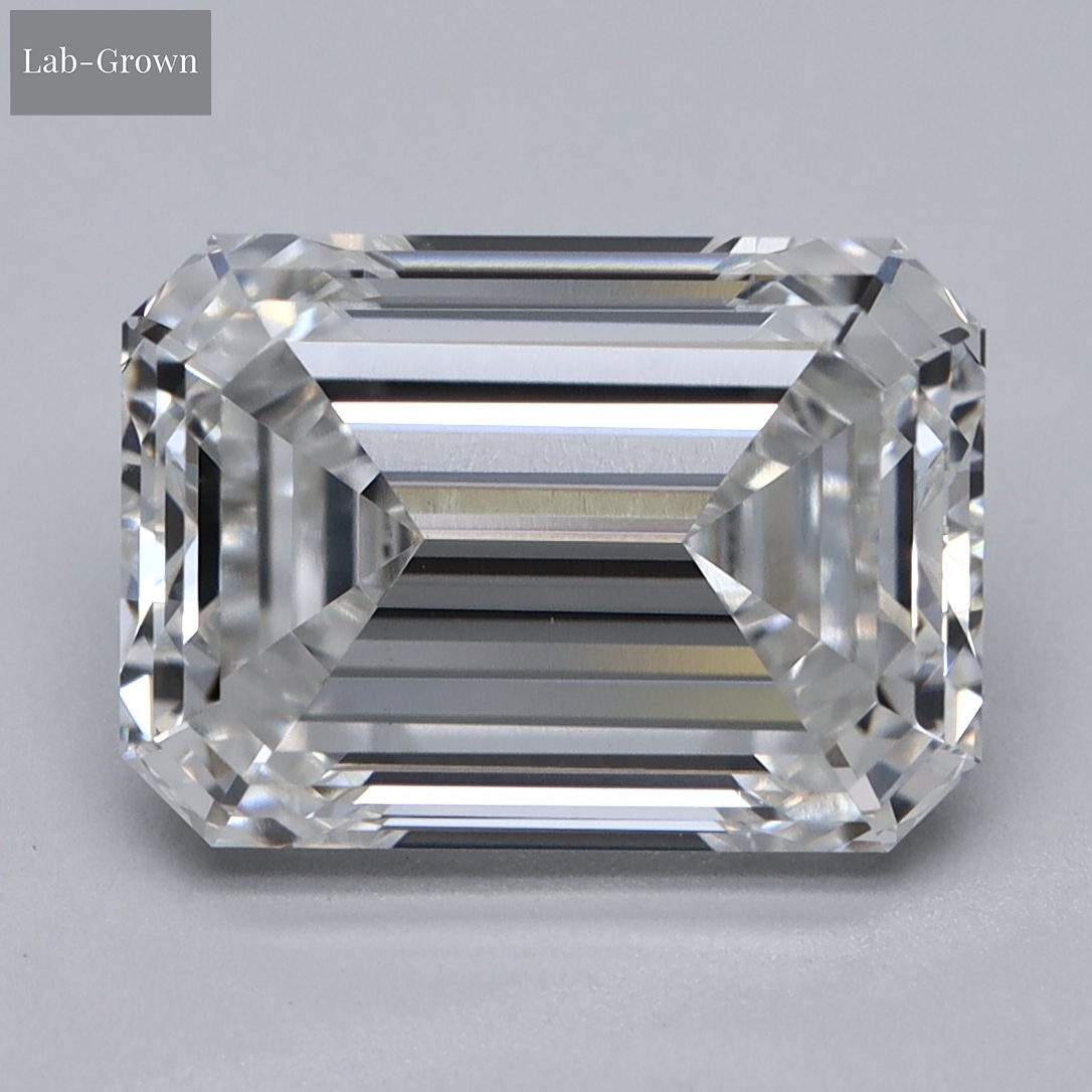 Emerald Cut Lab-Grown Diamond