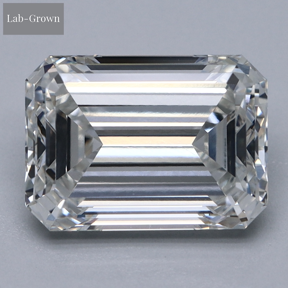 Emerald Cut Lab-Grown Diamond